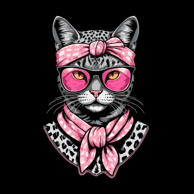 Mignon Chat Maman Cat Amant Maman Style