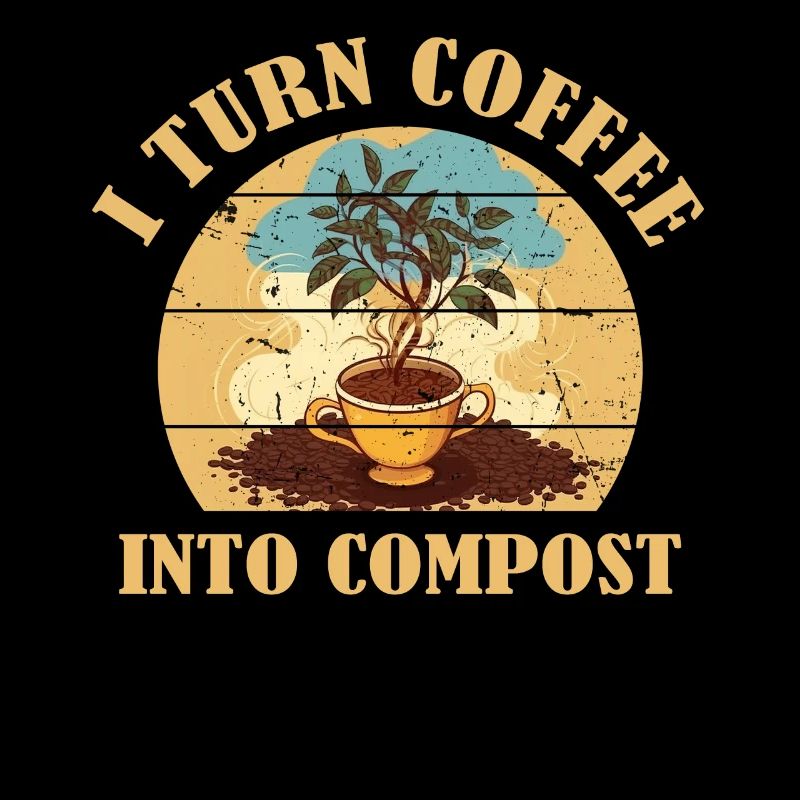 Ich verwandle Kaffee in Kompost Blue Planet