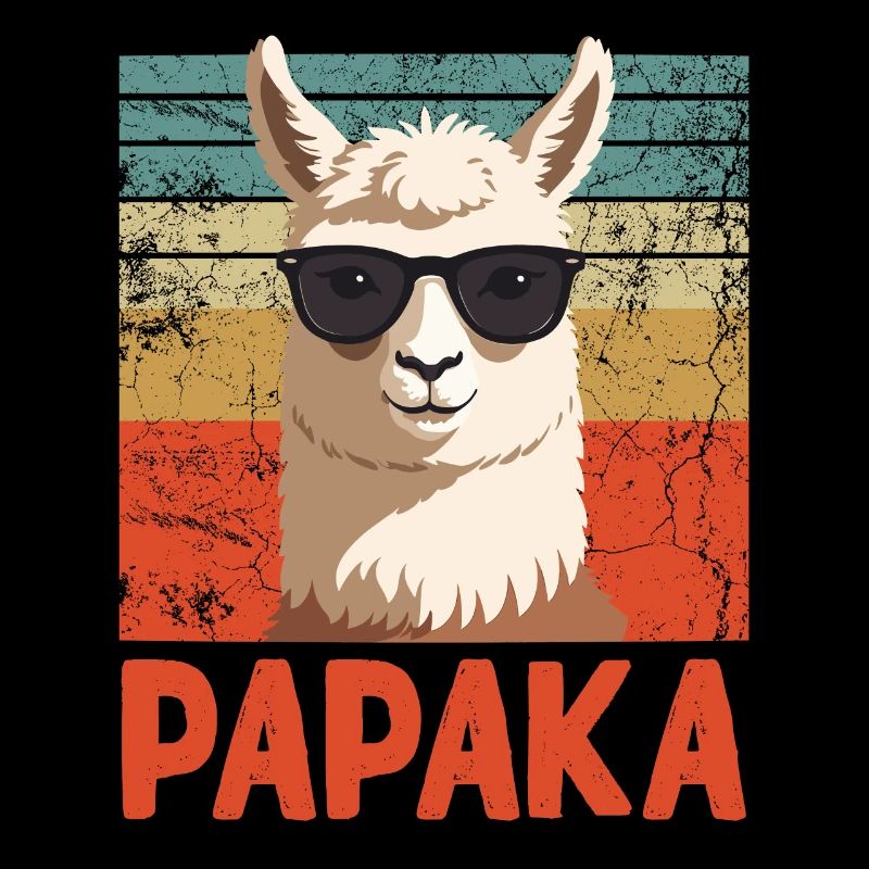 Papaka Lustiger Alpaka Papa Perfekter Style