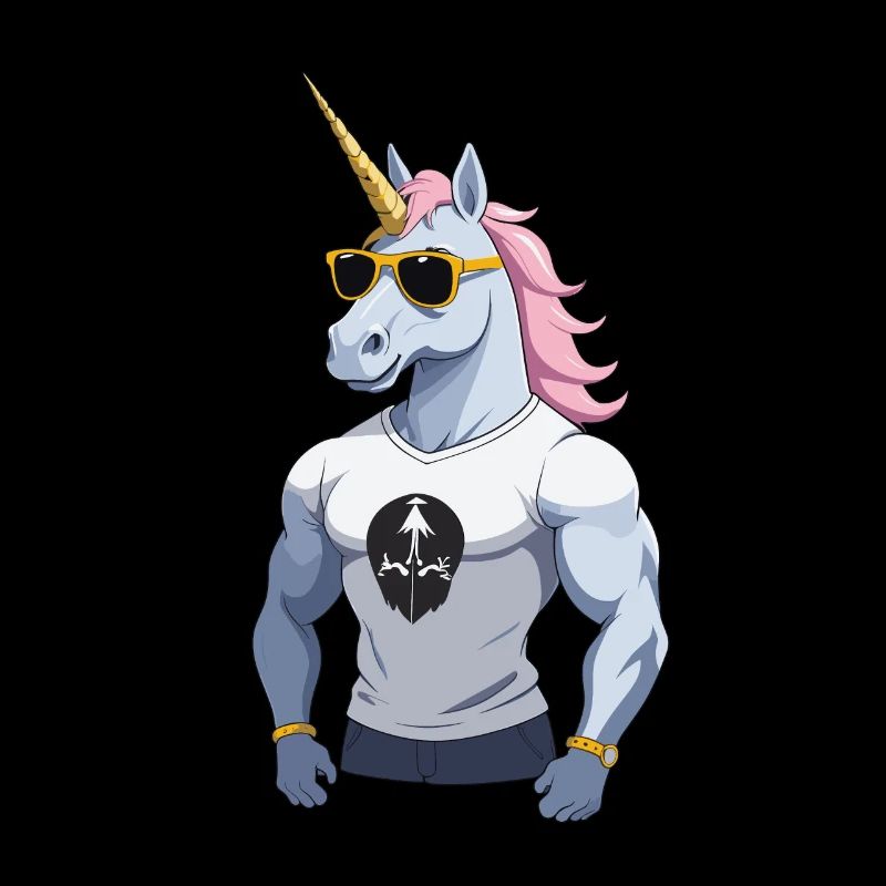 Papa Einhorn Lustiges Vatertag Design