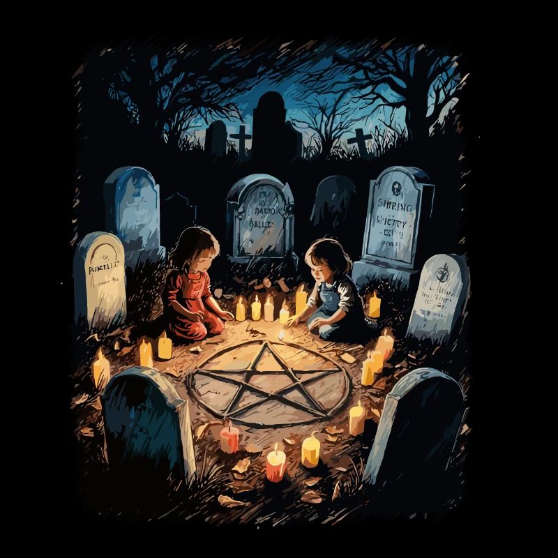 Rétro Vintage Design Occulte Rituels d’invocation