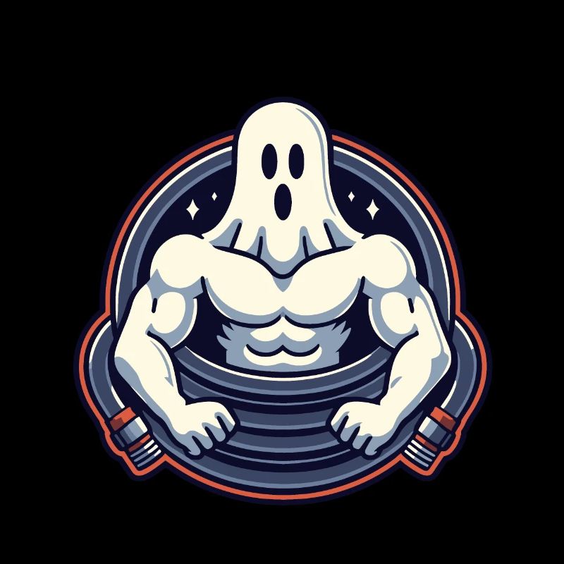 Musculation Ghost Drôle Gym Ghost
