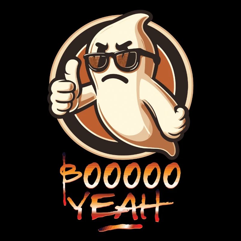 Boo Yeah Fantôme Drôle Dire Design