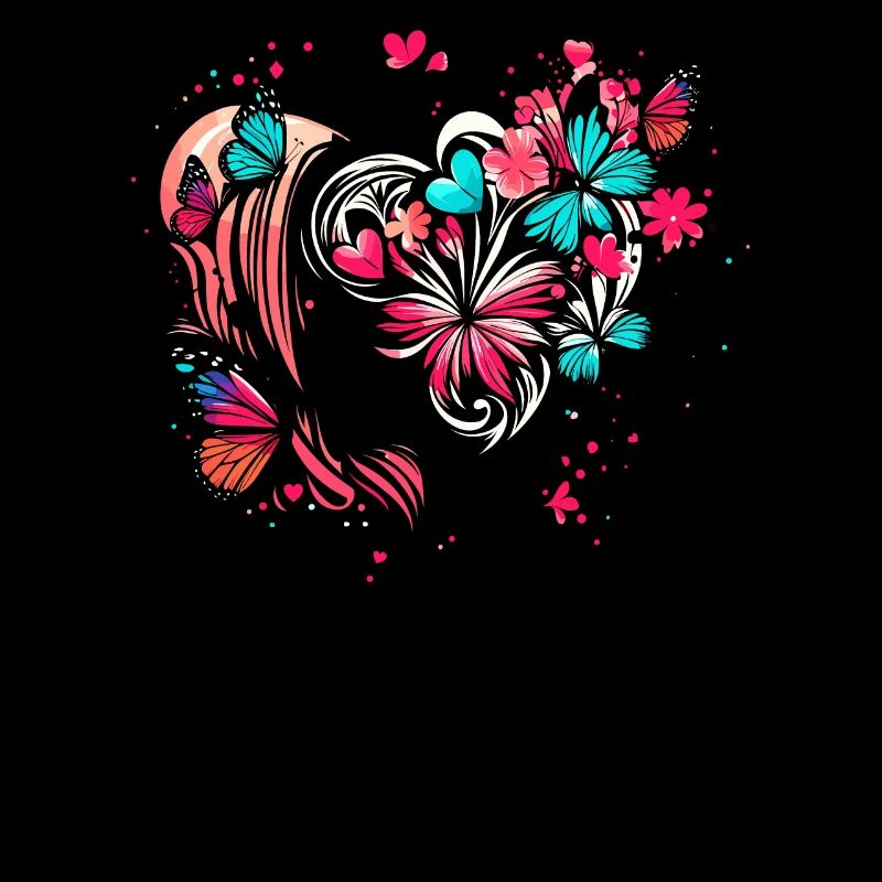 Muttertags Design Frauenkopf-Silhouette