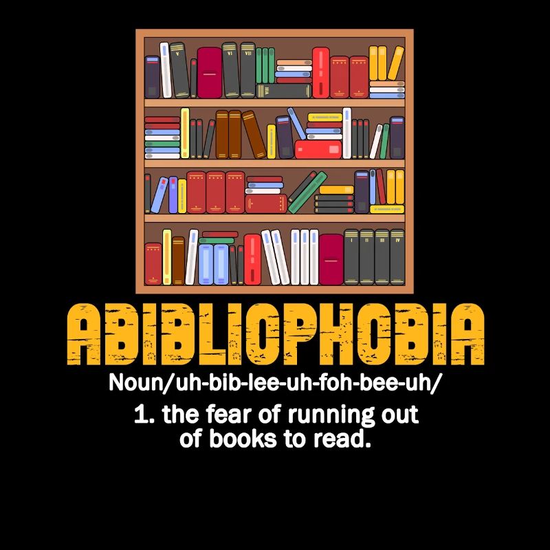 Abibliophobia Bookworm Reading Books