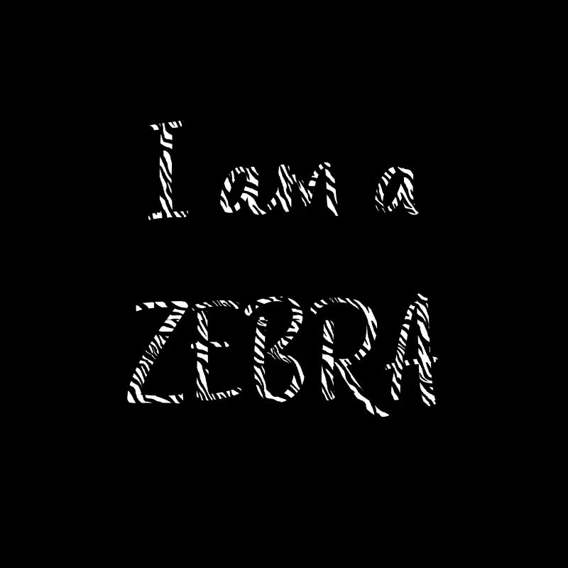 I am a zebra