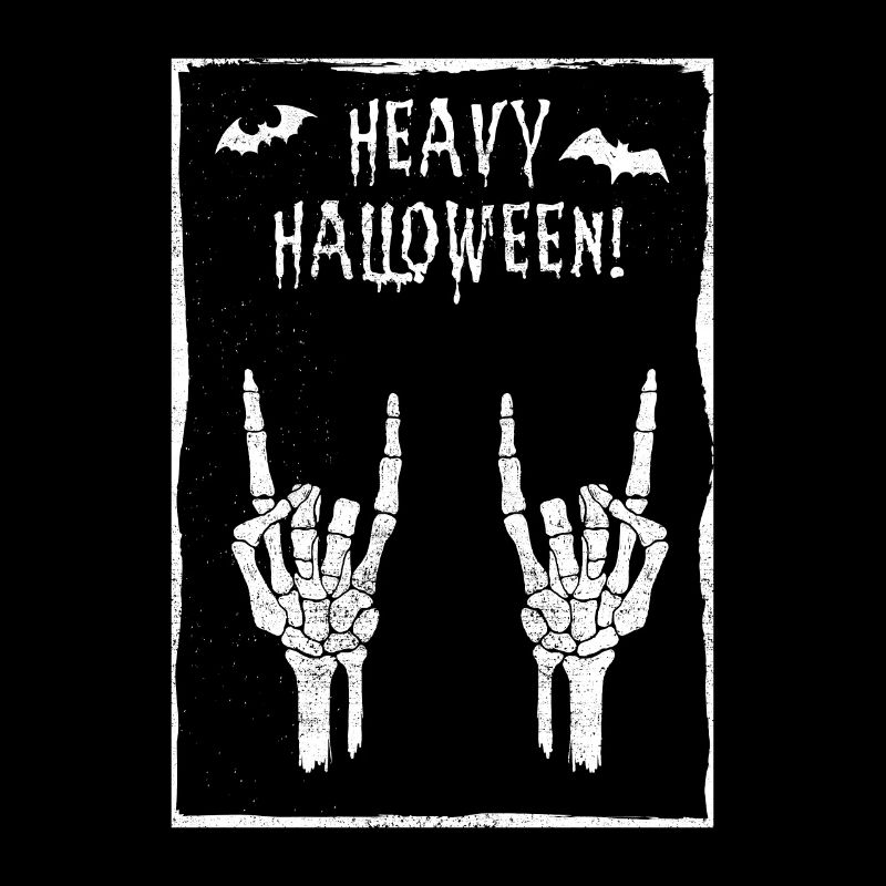 Devil Greeting Halloween Metal Headbanger Halloween