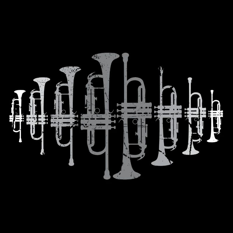 Trompettes design instruments musique