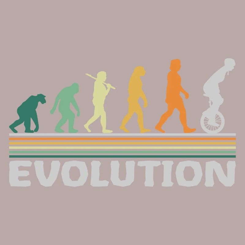 Monocycle cirque artiste évolution rétro drôle