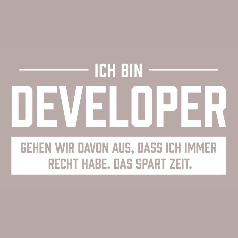 Ich bin Developer