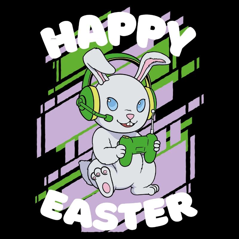 Happy Easter Day, Gamer Bunny, Easter Bunny, Jeu