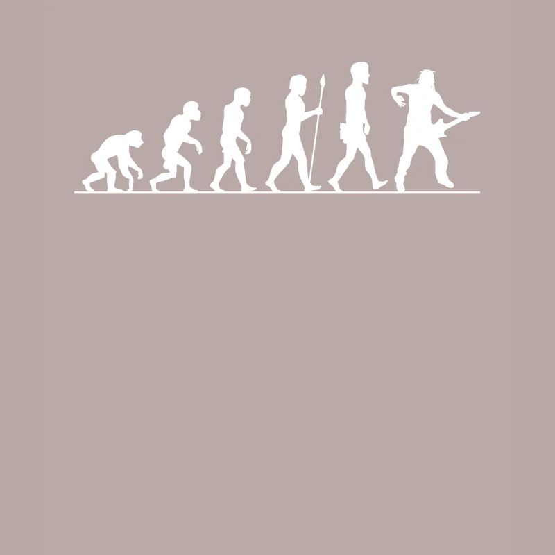 Guitar Evolution Funny For Rocker Guitar Player