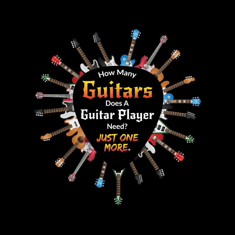 How Many Guitars Does A Guitar Player Need? Funny