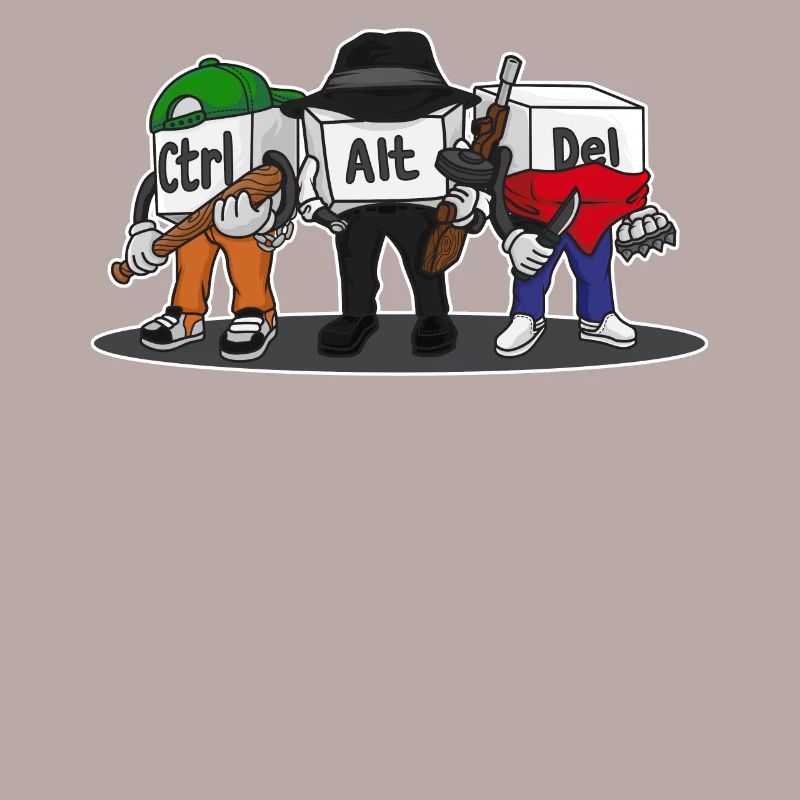 Ctrl Alt Del Computer Admin Nerd Geek Computer Scientist