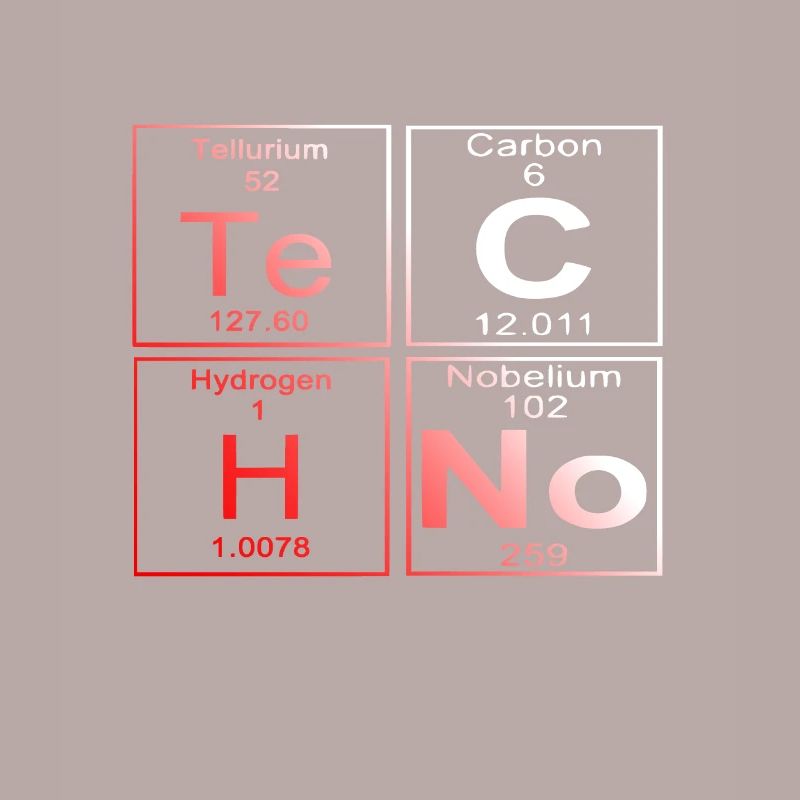 Techno Elemente T-Shirt Periodensystem der Element