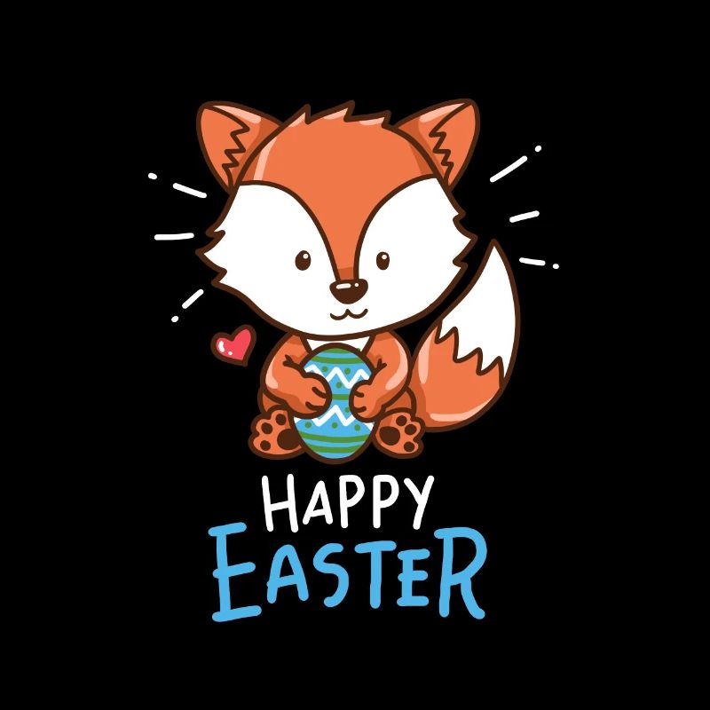 Fox - Vixen - Easter - Happy Easter - Gift