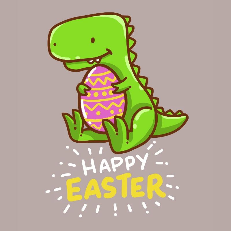 T-Rex - Easter - Happy Easter - Gift - Easter Eggs