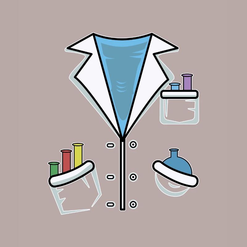 Lab coat smock chemist lab technician gift