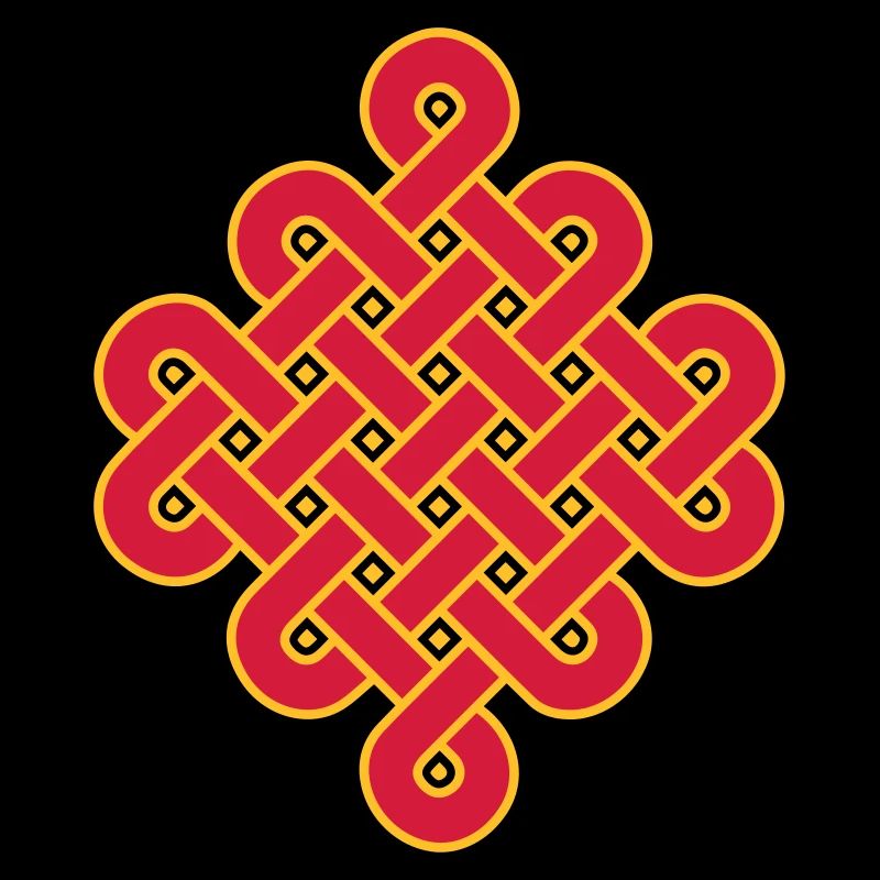 Infinity Buddhism Tibetan endless knot Celtic