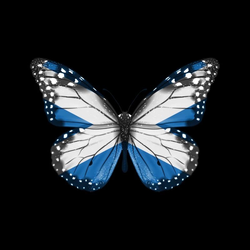 Drapeau papillon de l'ecosse