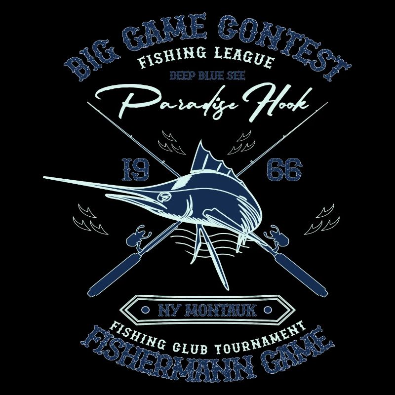 Big Game Contest Paradise Hook Mojo Design Tee