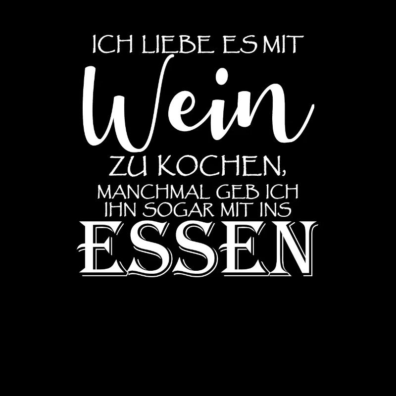 Ich Liebe Es Mit Wein Zu Kochen