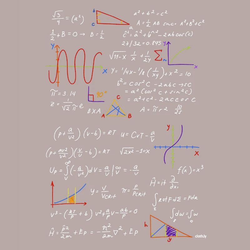 Formule de professeur de maths math physique