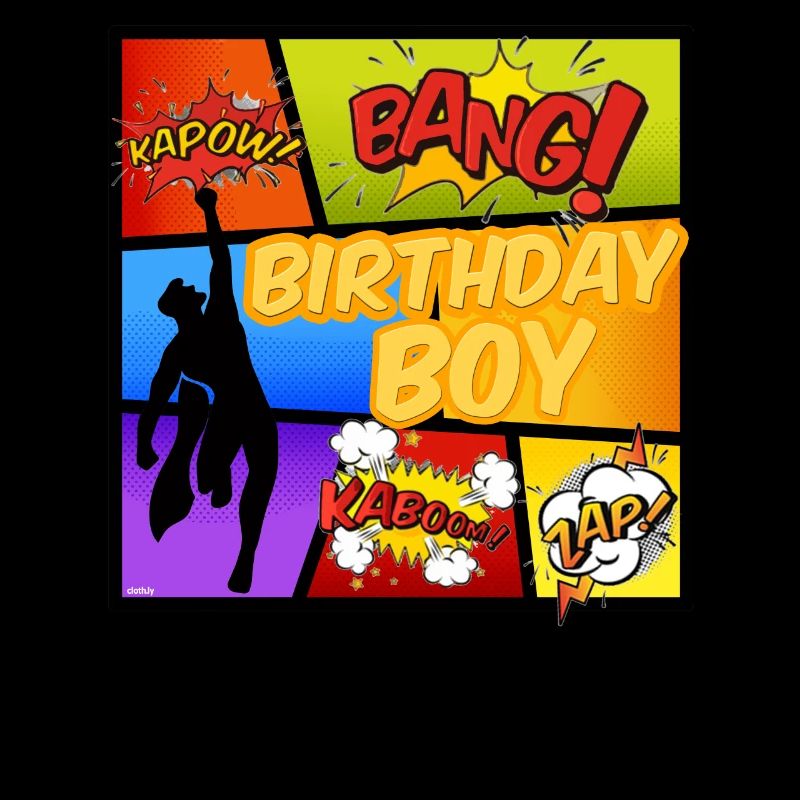 Superheld Geburtstag Comic