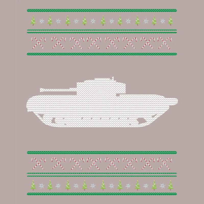 Pull moche en pull de l'armée de Noël