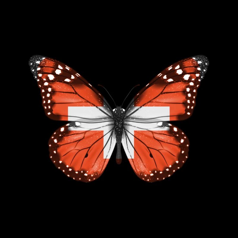 Papillon Drapeau De La Suisse
