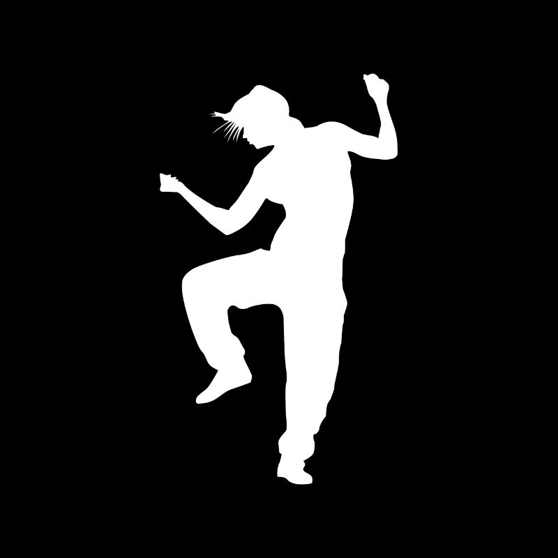 Silhouette de danseuse danseuse