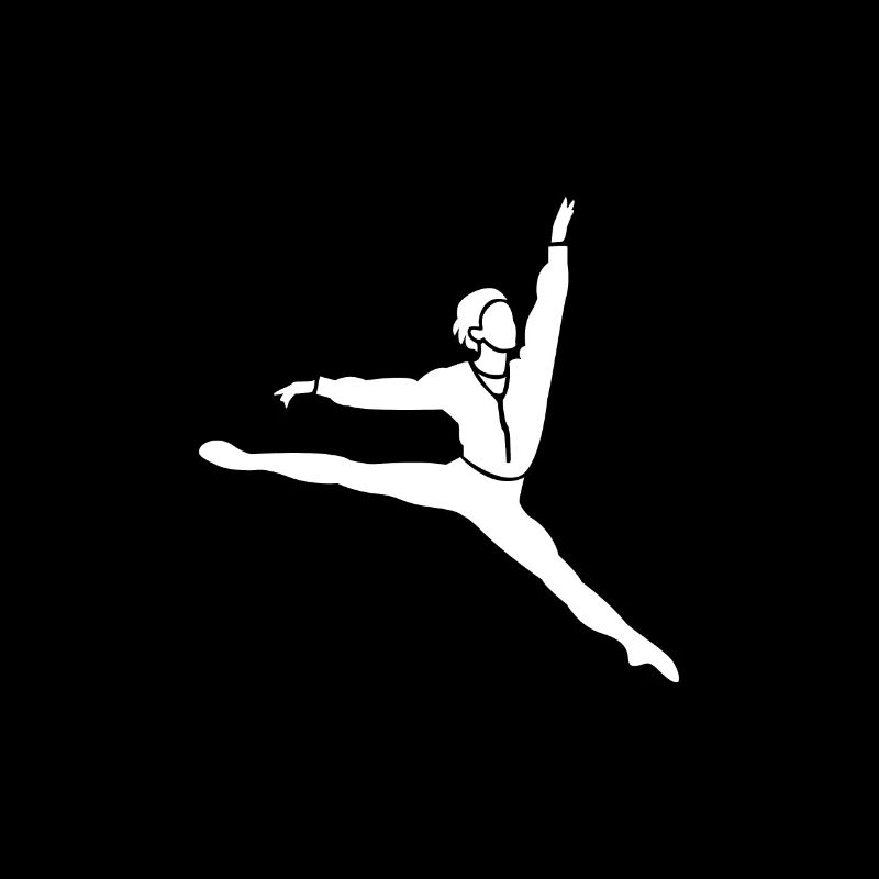 Silhouette de danseuse danseuse ballerine