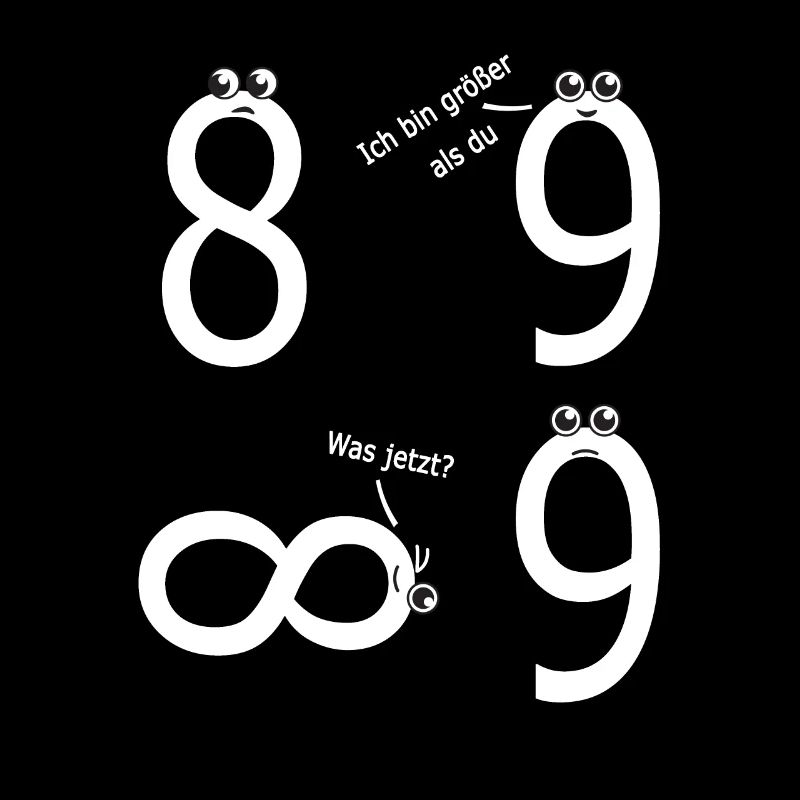 Cadeau de professeur de maths signe drôle infini