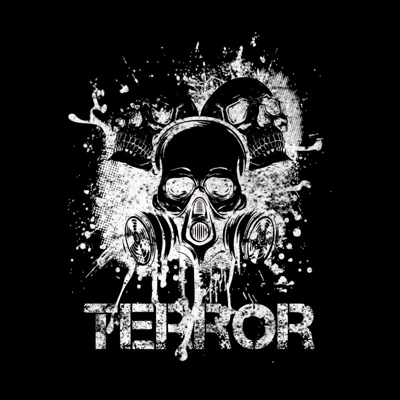 Terror Uptempo Speedcore Skull Geschenk