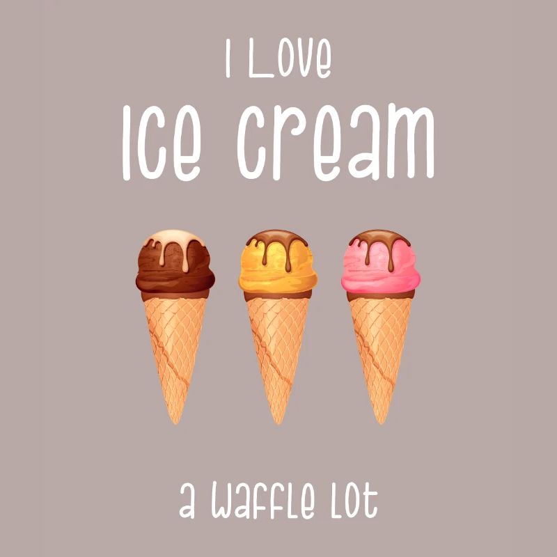 Eiscreme Eis Softeis Waffel Eisdiele Geschenk