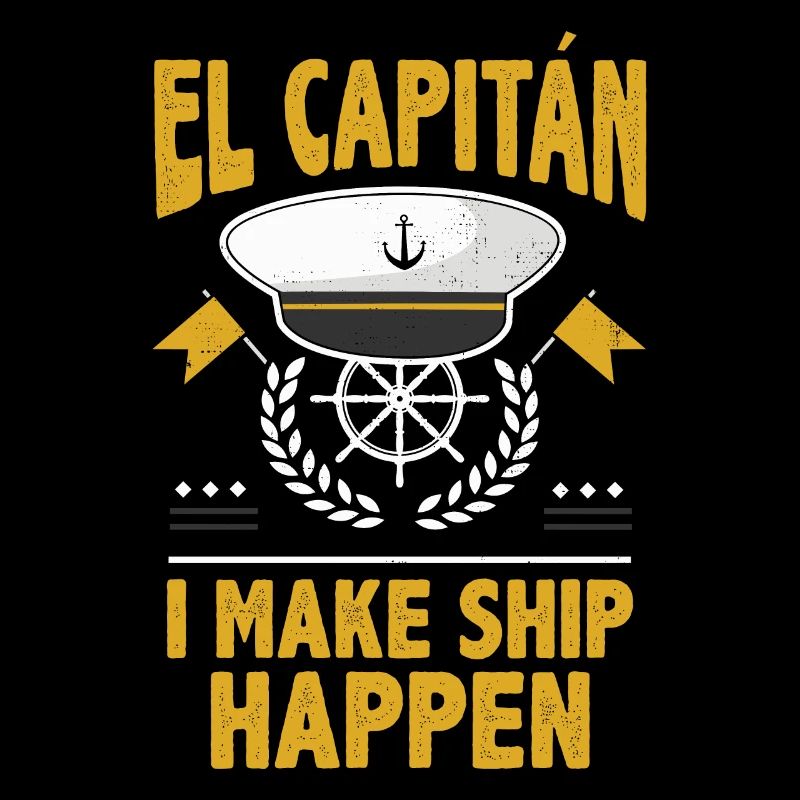 El Captain Ich mache Schiff passieren Spaß Bootfahren Geschenk
