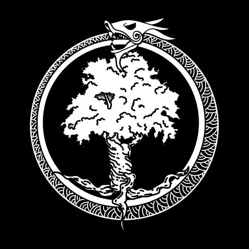 Arbre du monde, Weltenesche, Ouroboros, Serpent