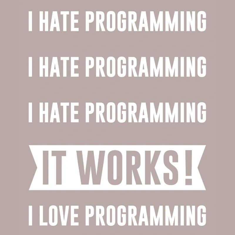 Programmierer - I HATE PROGRAMMING