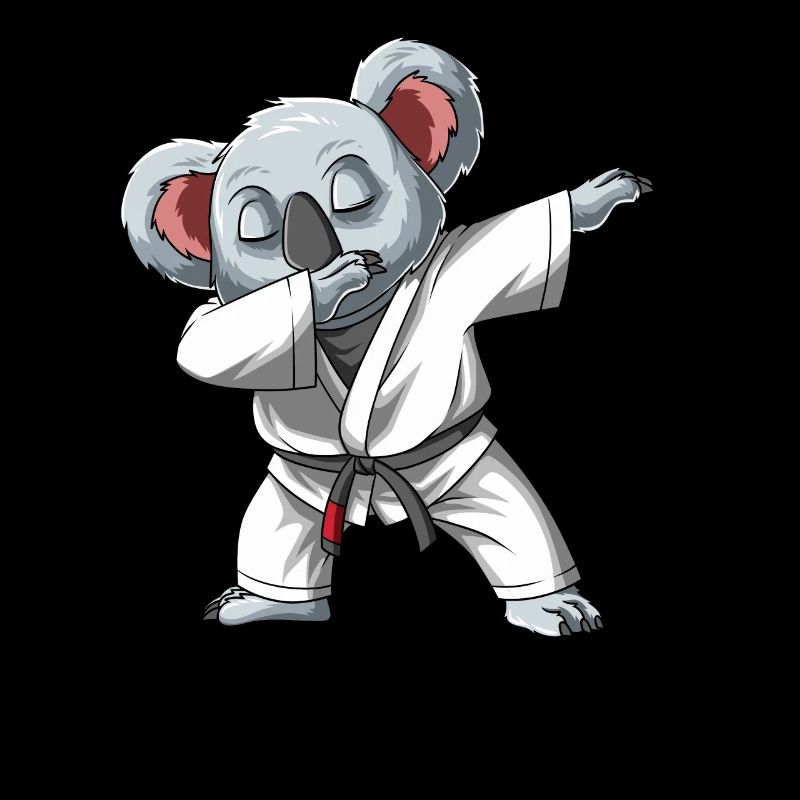 Dabbing Koala Bear in the Gi - Funny Koala