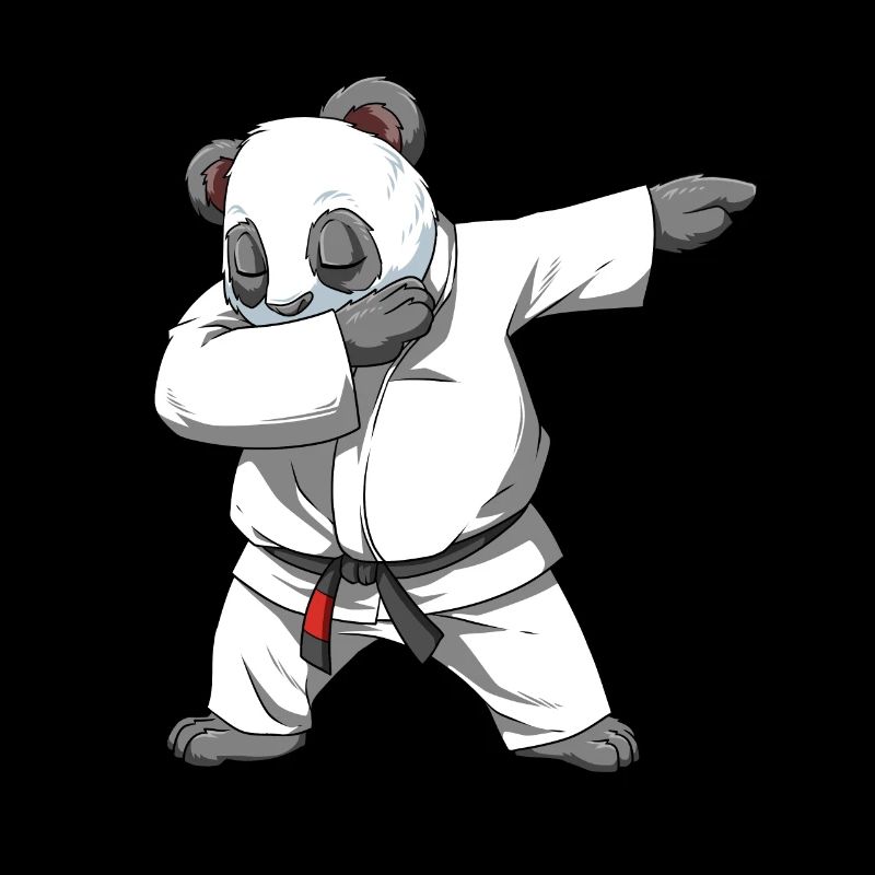 Dabbing Panda - BJJ und Jiu Jitsu Panda