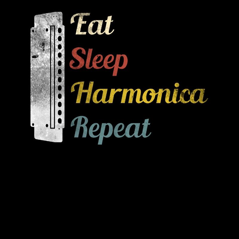 Eat Sleep Harmonica Repeat Mundharmonika