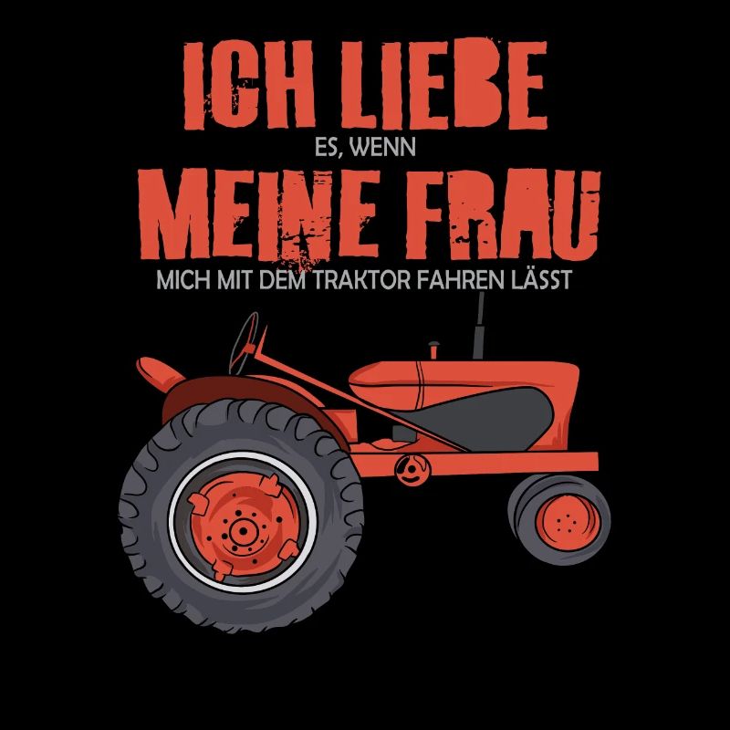 Lustiges Oldtimer Traktor Fan Geschenk Ich liebe