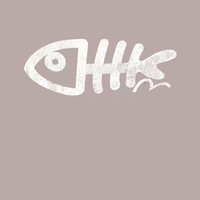 Fish Skeleton Graffiti Graphic