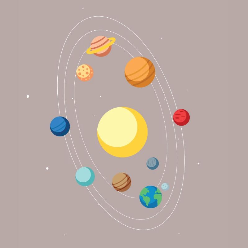 Système solaire de la Idées cadeaux spatiale classique