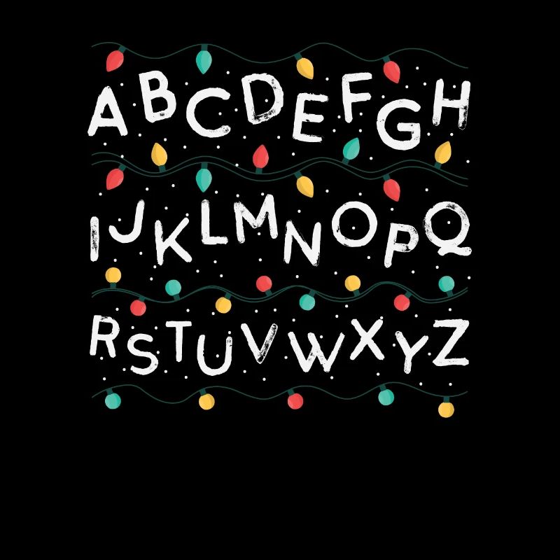 Funny ABC Alphabet Christmas Teacher Gift