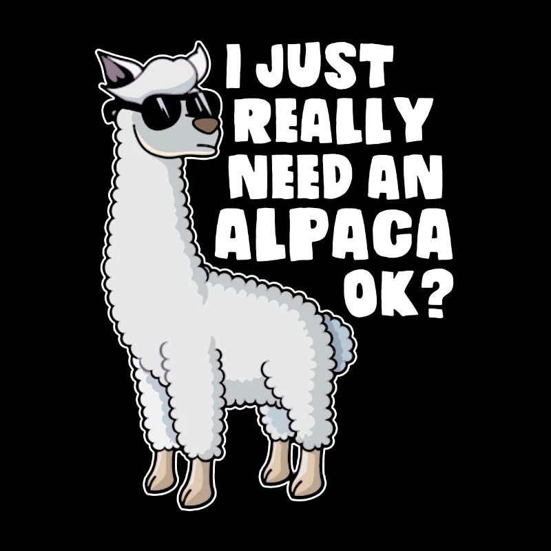 Funny Llama Alpaca Allpaka Saying Gift