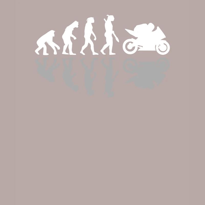 Evolution Motorrad Schatten Biker Enduro Geschenk