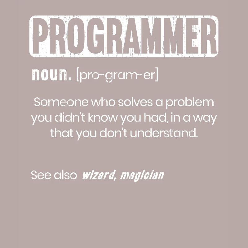 Funny Programmer Definition Software Developer
