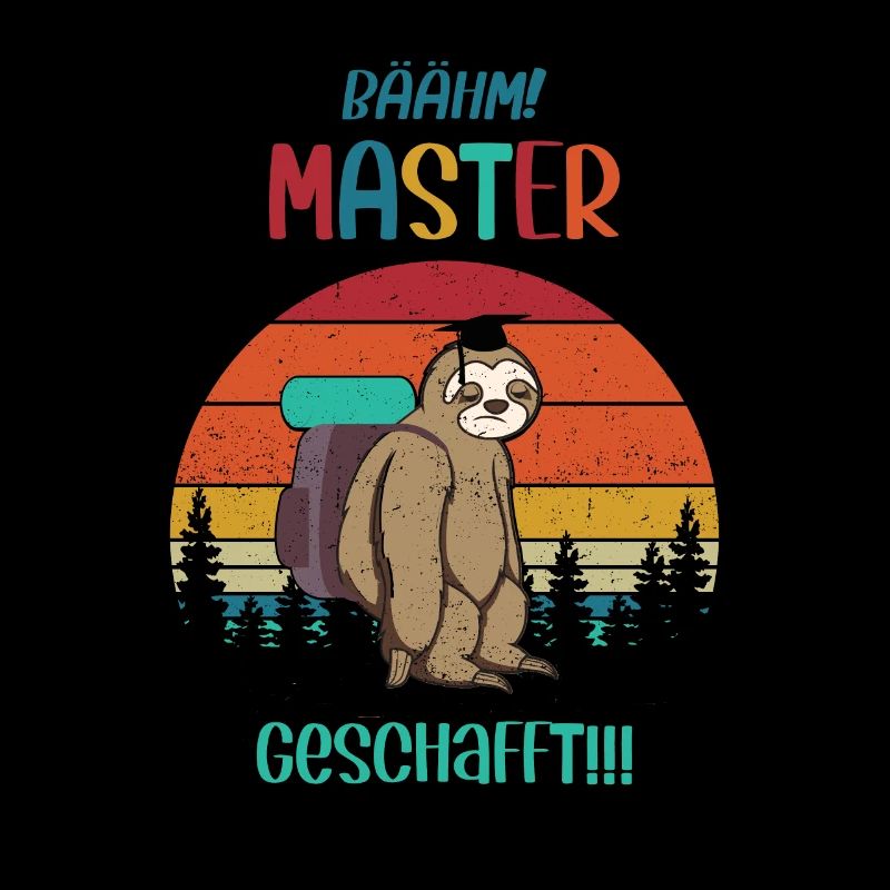 Master Geschafft Masterabschluss Geschenk