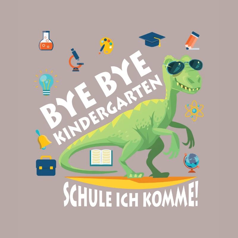 Bye Kindergarten Abschied 1. Klasse Jungs Mädchen